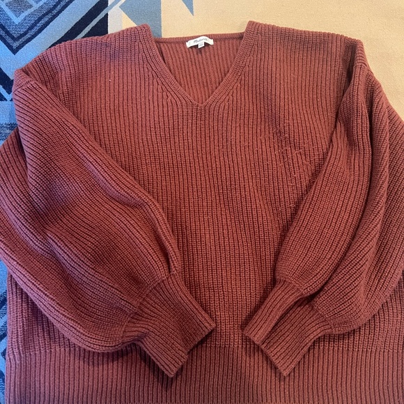 Madewell Sweaters - Madewell XXL knit sweater. Rust